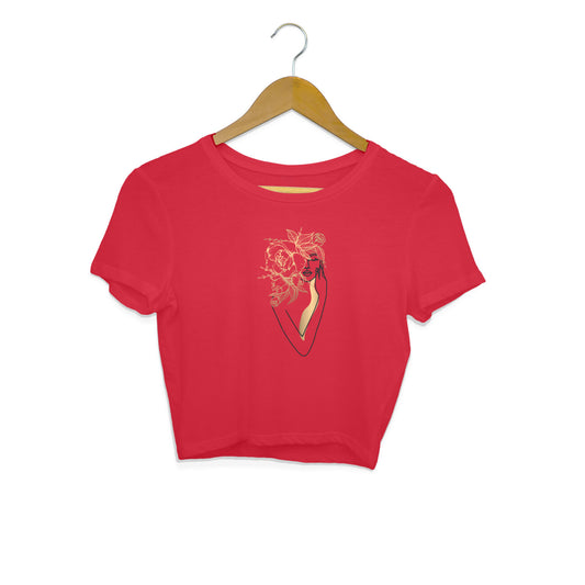 Girls Angel design 02 Printed Crop Tops