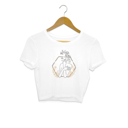 Girls Angel design 05 Printed Crop Tops