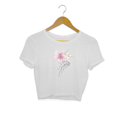 Girls Angel design 14 Printed Crop Tops