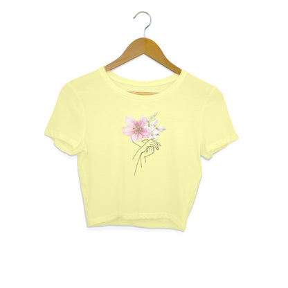 Girls Angel design 14 Printed Crop Tops