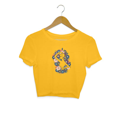 Girls Angel design 46 Printed Crop Tops