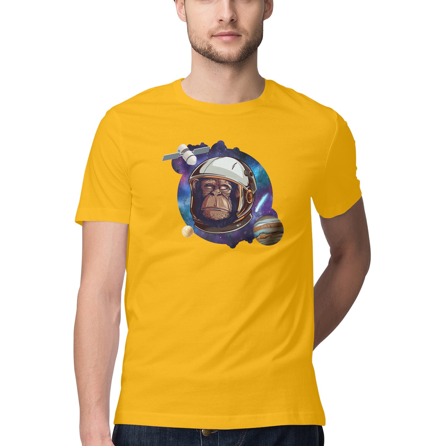 Chimp Astronaut Printed T-Shirt