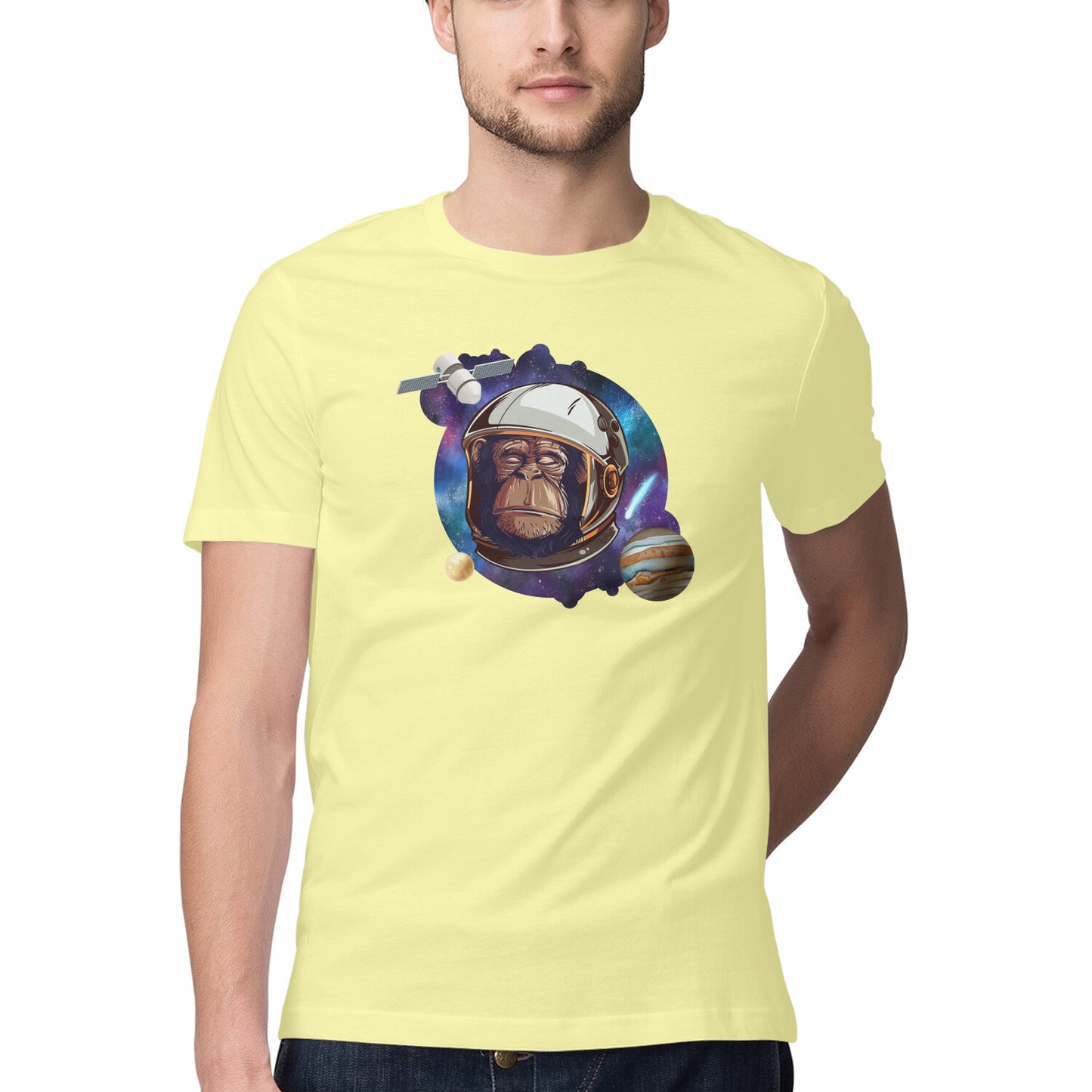 Chimp Astronaut Printed T-Shirt