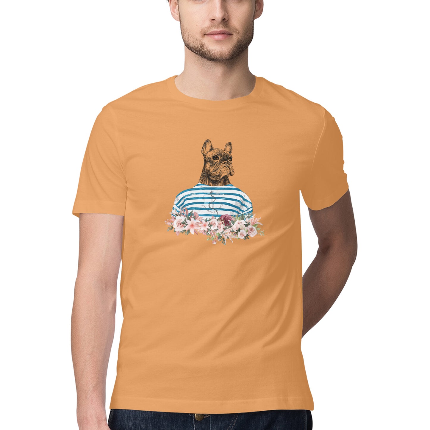 COOL French bulldog Printed Graphic Unisex T-Shirt