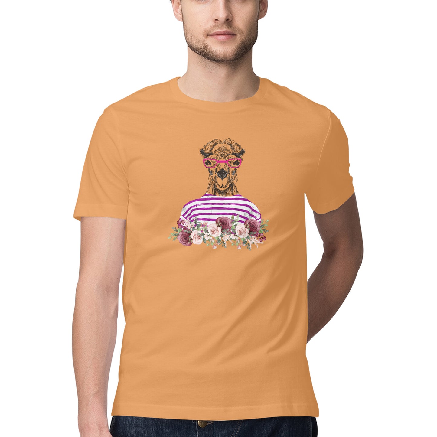 COOL CAMEL Printed Graphic T-Shirt