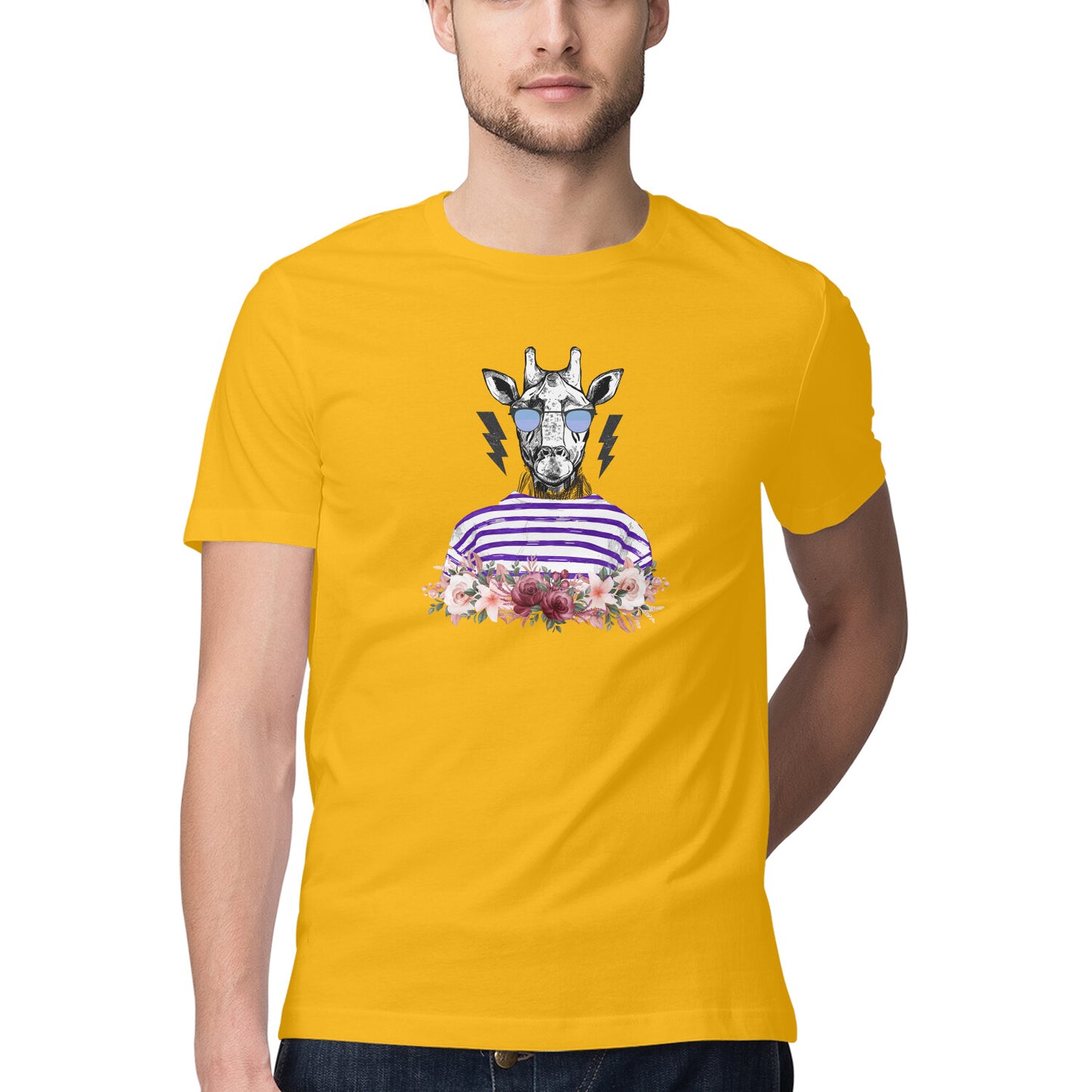 COOL giraffe Printed Graphic T-Shirt