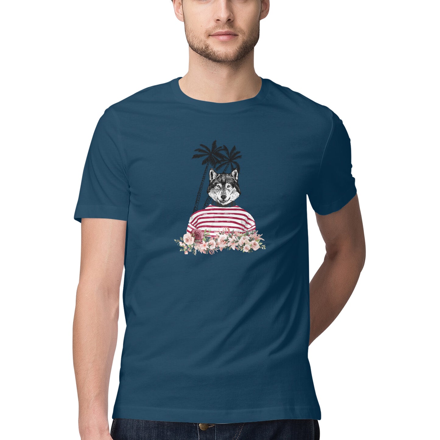 COOL wolf Printed Graphic T-Shirt