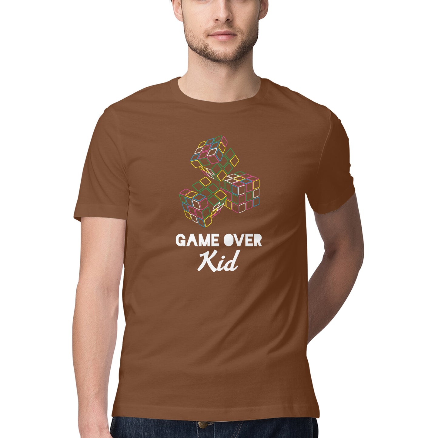 GAME OVER KID Printed Graphic T-Shirt