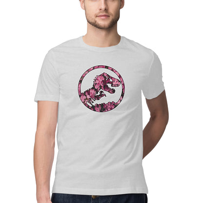 Jurassic flowers Dino Printed Graphic T-Shirt