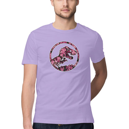 Jurassic flowers Dino Printed Graphic T-Shirt