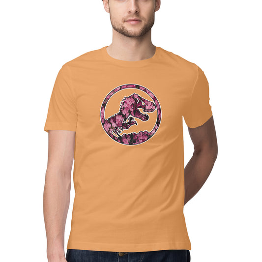 Jurassic flowers Dino Printed Graphic T-Shirt