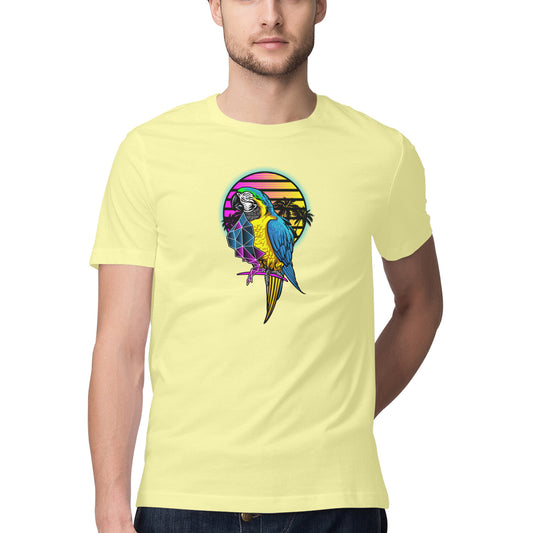 Parrot Printed Graphic T-Shirt