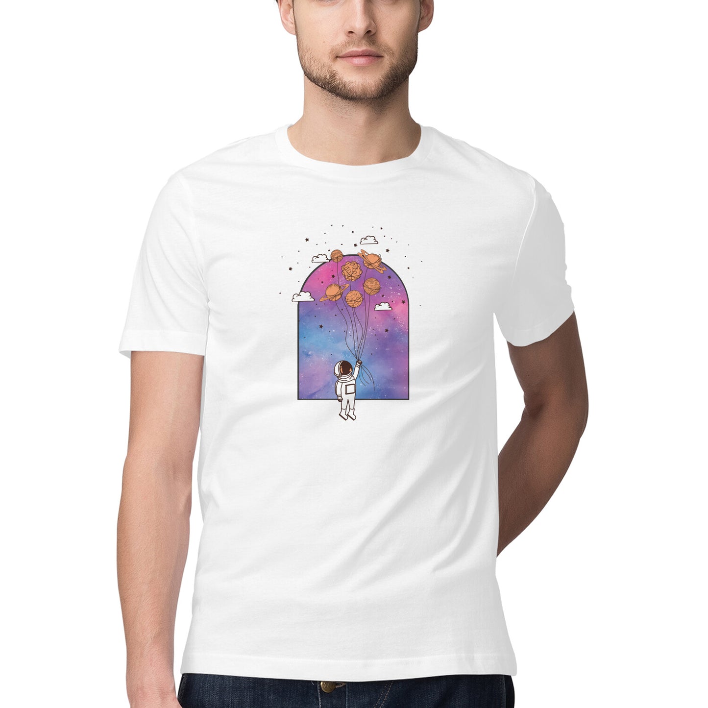 Space Art 04 Printed Graphic T-Shirt