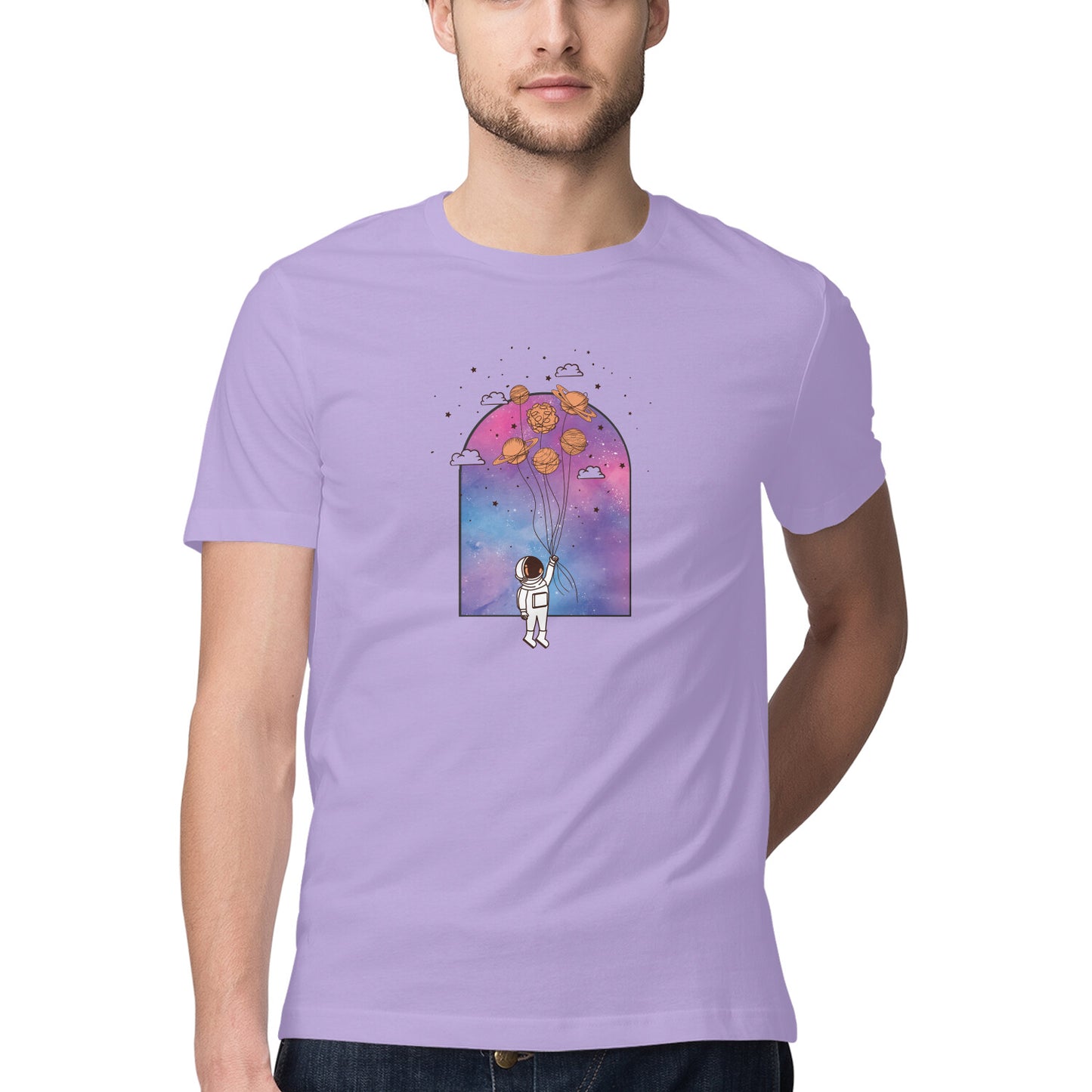 Space Art 04 Printed Graphic T-Shirt