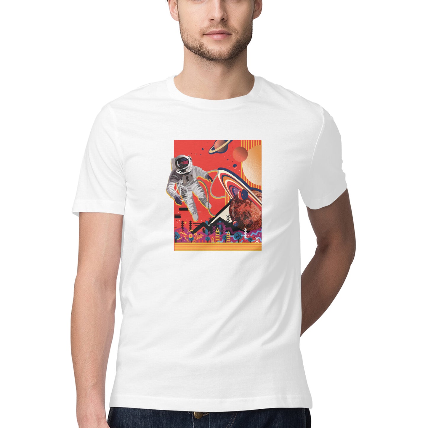 Space Art 09 Printed Graphic T-Shirt