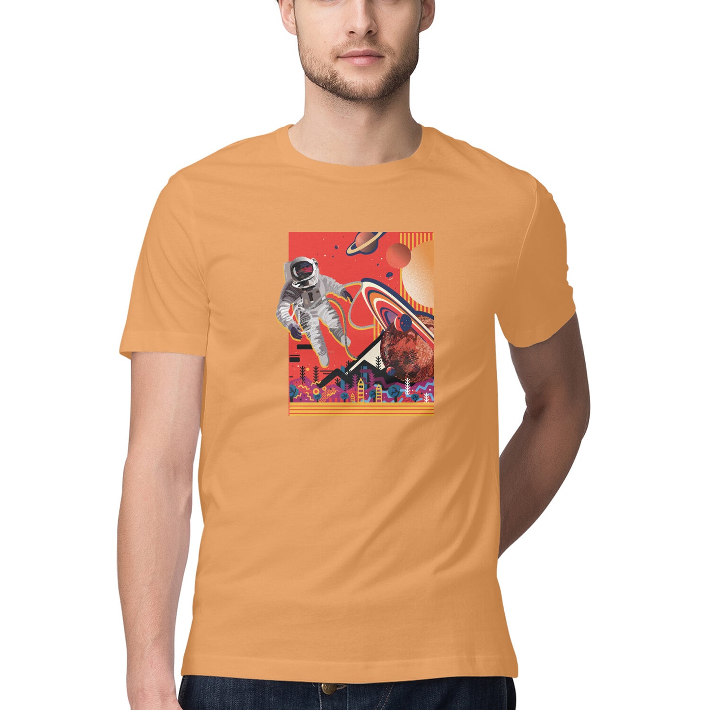 Space Art 09 Printed Graphic T-Shirt