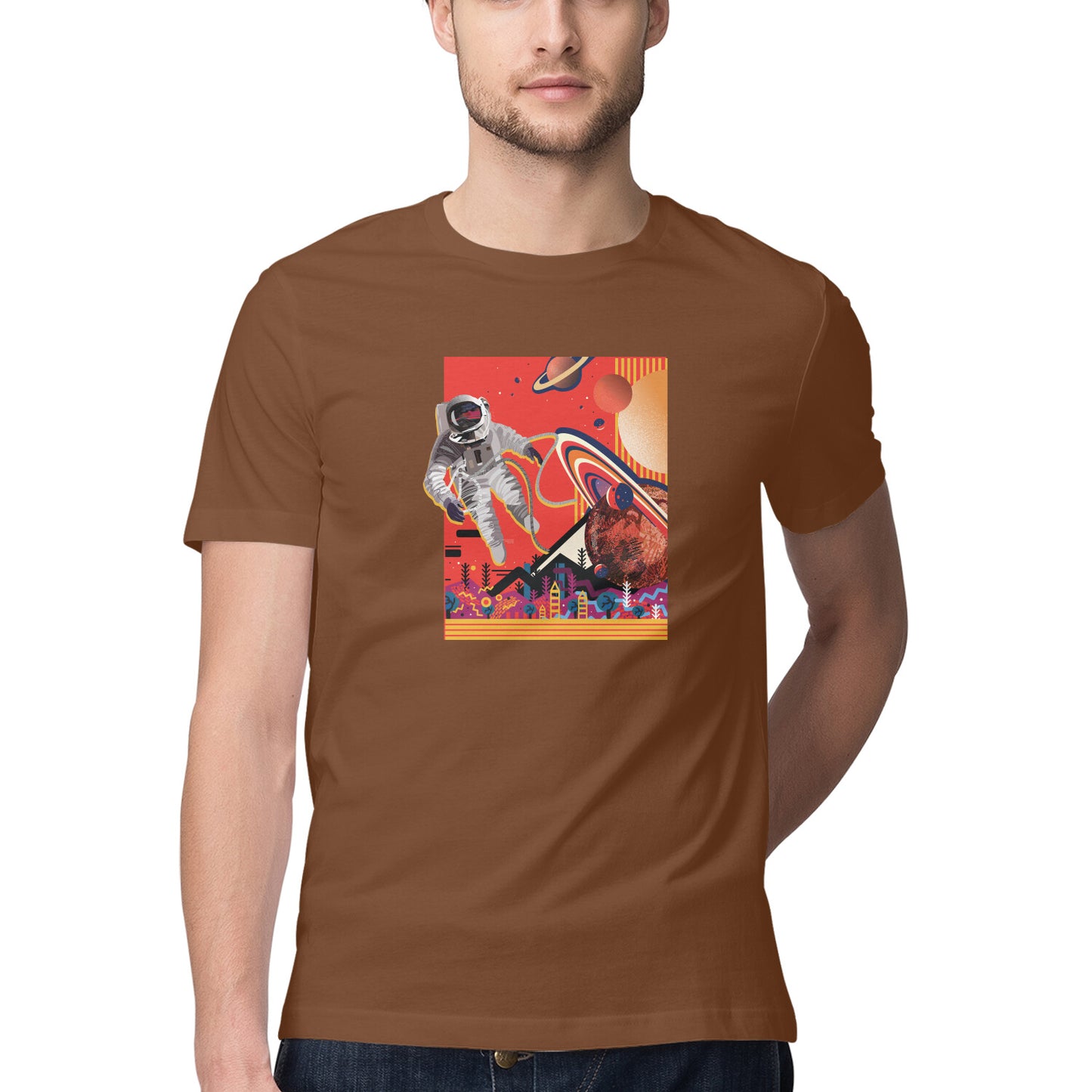 Space Art 09 Printed Graphic T-Shirt