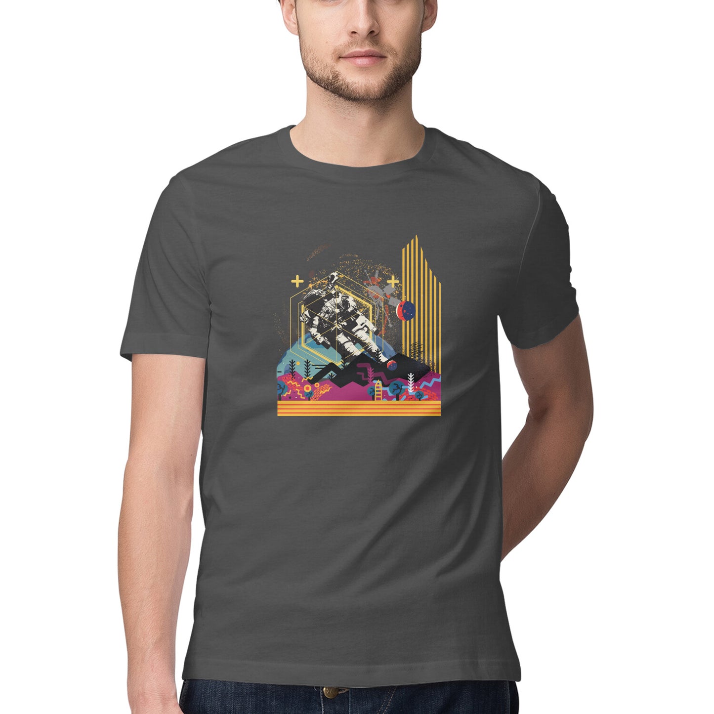Space Art 13 Printed Graphic T-Shirt
