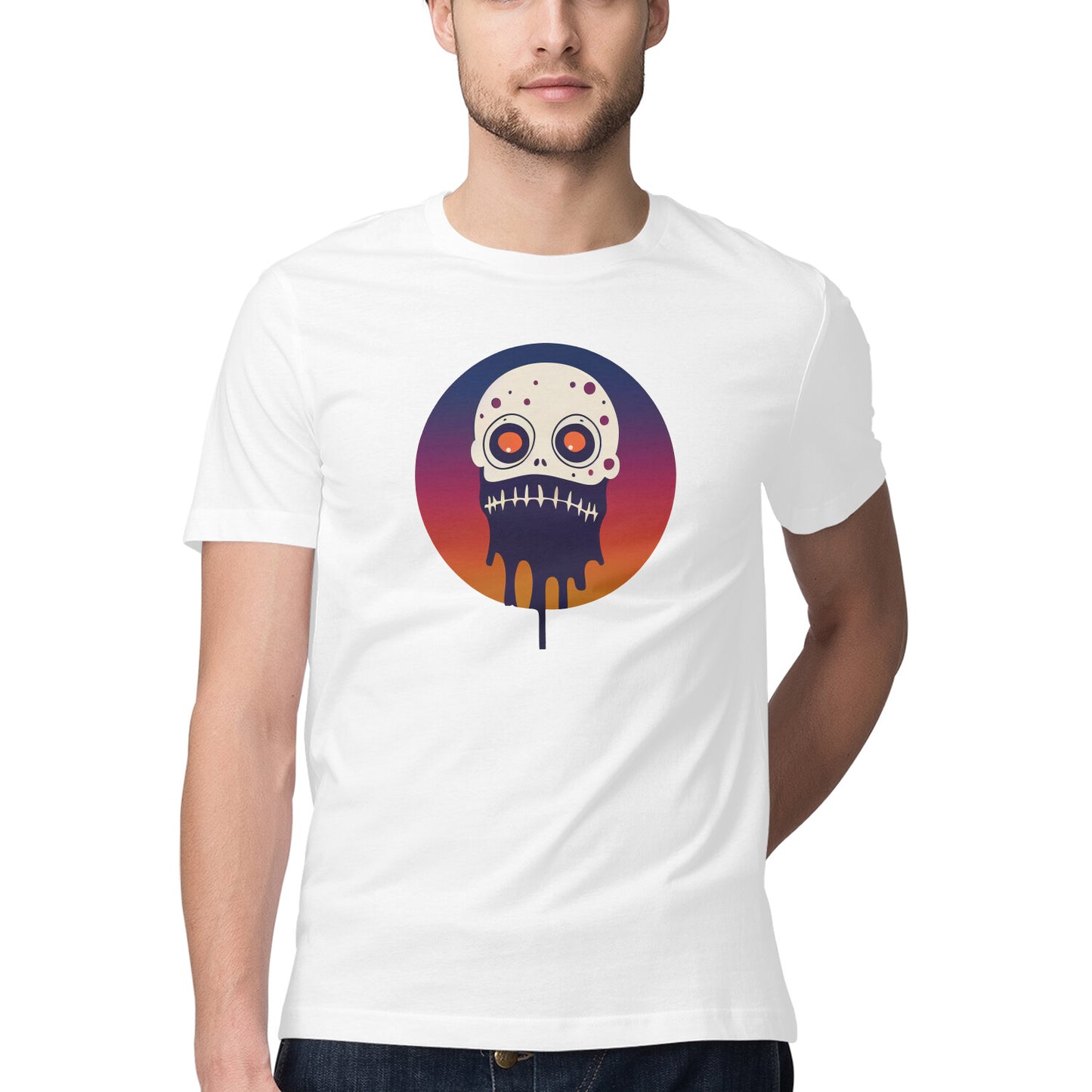 Zombies and monsters Design 27 Printed Graphic T-Shirt