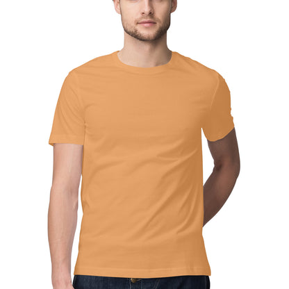 Mustard Yellow - Half Sleeve Round Neck T-Shirt