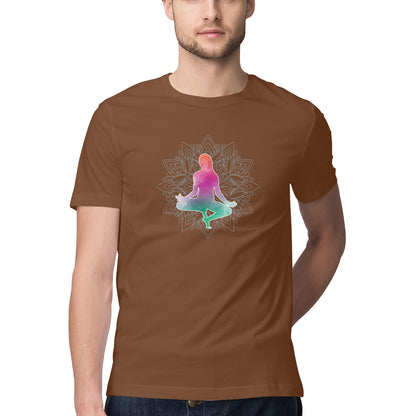 Yoga and Meditation 1 Printed Graphic T-Shirt