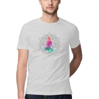 Yoga and Meditation 1 Printed Graphic T-Shirt