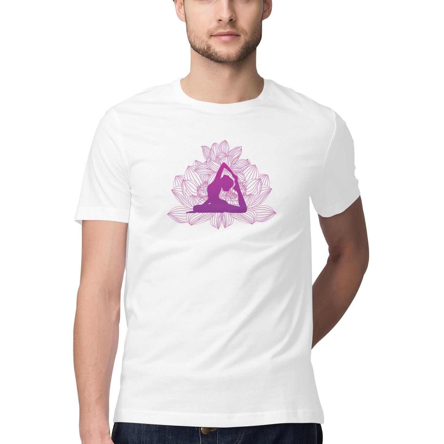 Yoga and Meditation 15 Printed Graphic T-Shirt
