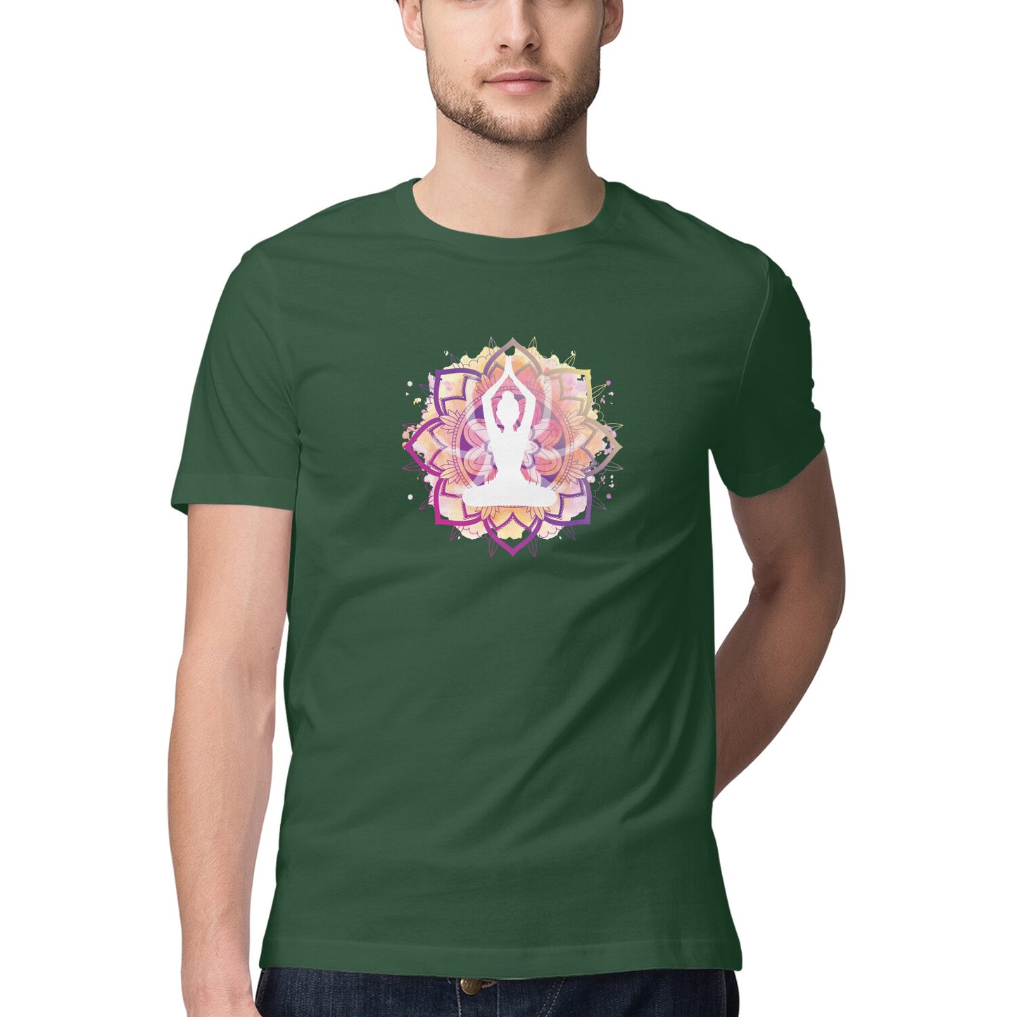 Yoga and Meditation 18 Printed Graphic T-Shirt