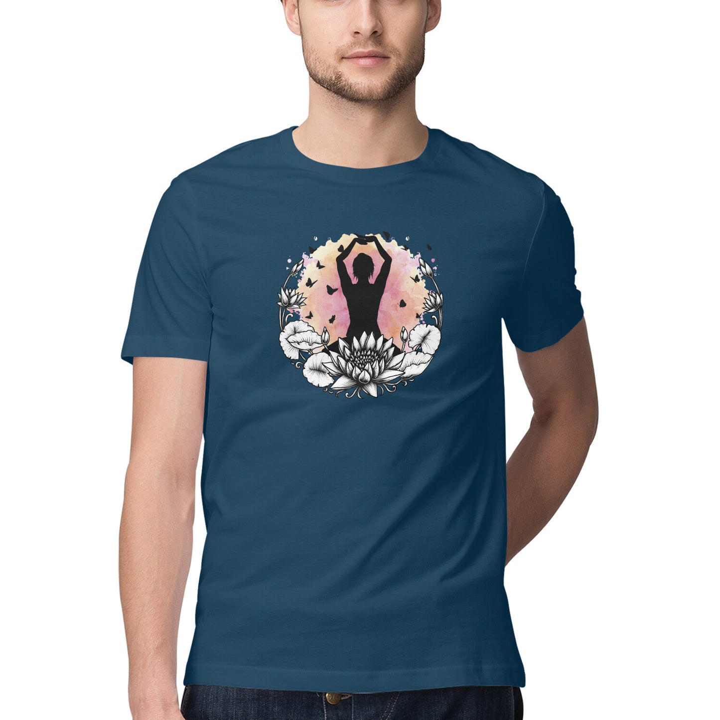 Yoga and Meditation 11 Printed Graphic T-Shirt