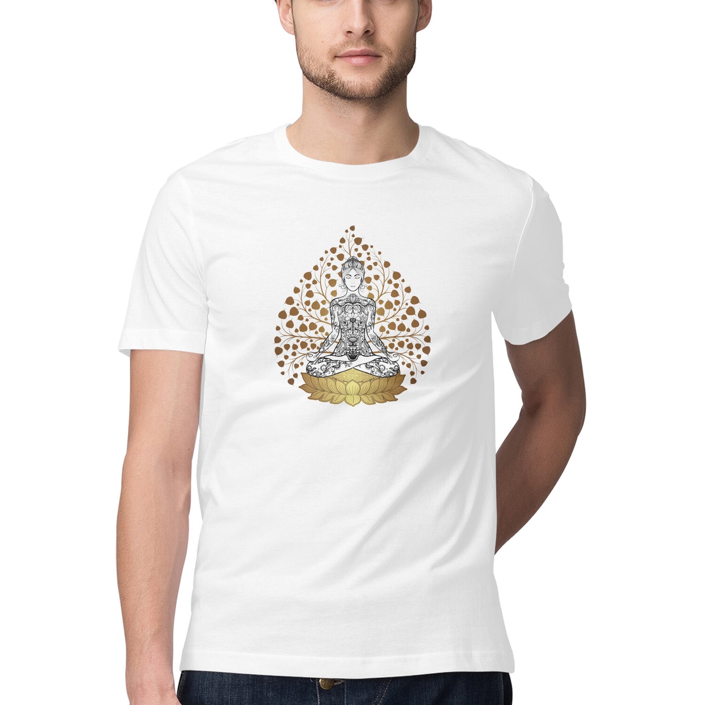 Yoga and Meditation 12 Printed Graphic T-Shirt