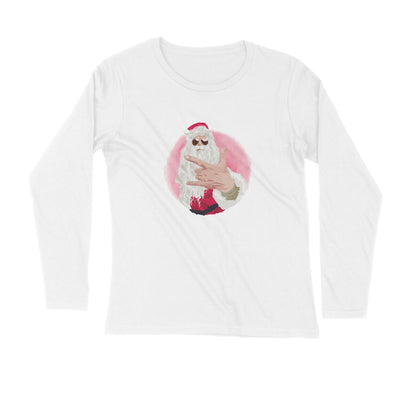 ROCK SANTA Printed Full Sleeves T-Shirt