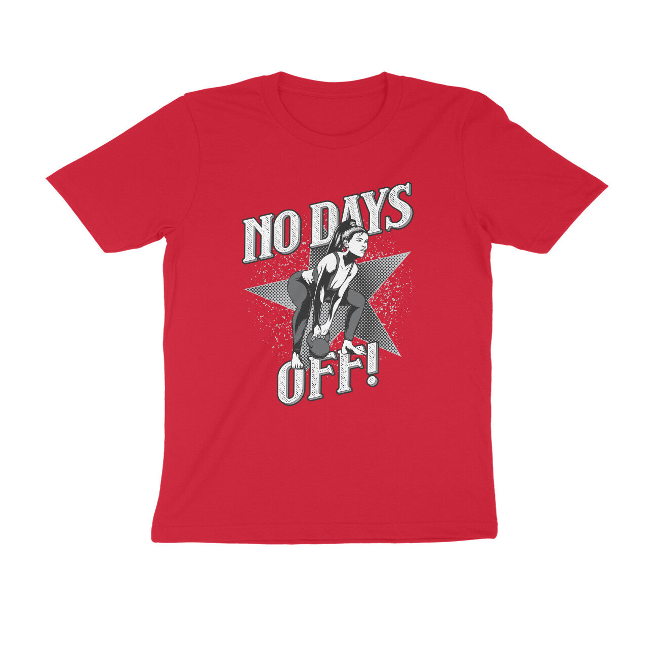 No Days Off GYM Motivation Printed T-Shirt