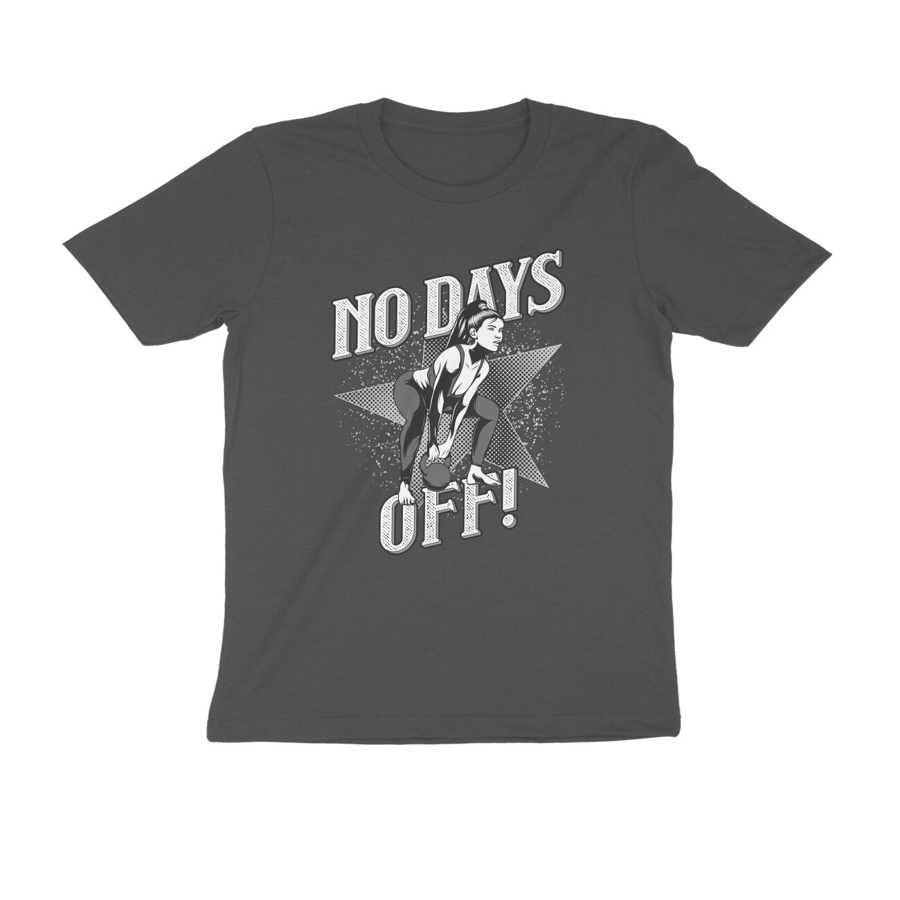 No Days Off GYM Motivation Printed T-Shirt