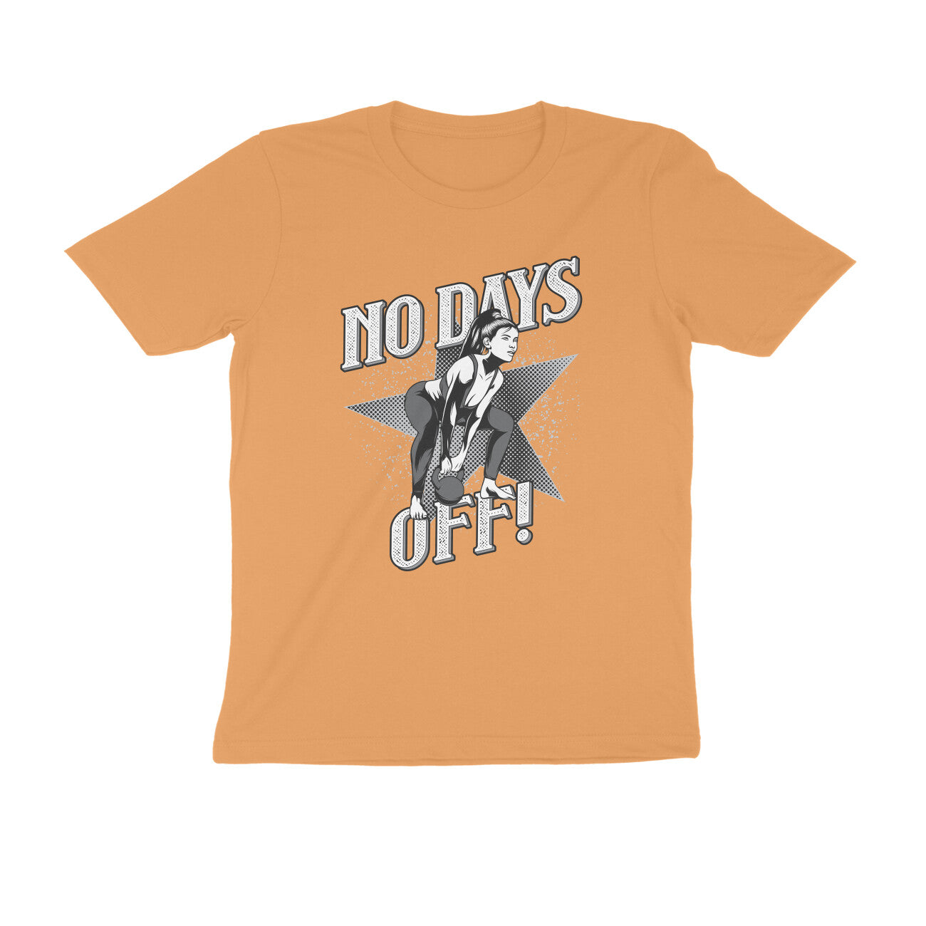 No Days Off GYM Motivation Printed T-Shirt