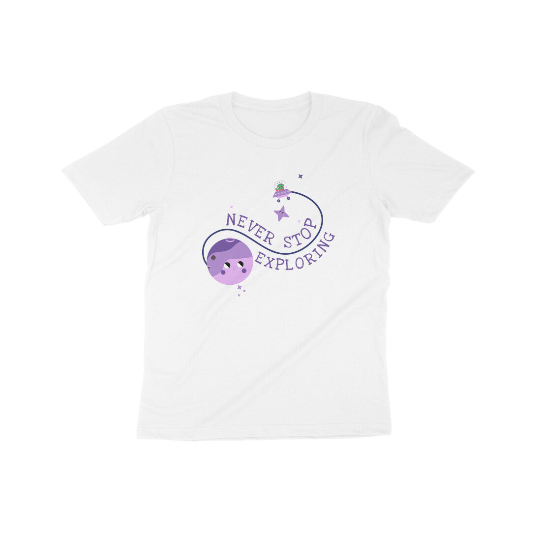 Never Stop Exploring Kids T-Shirt