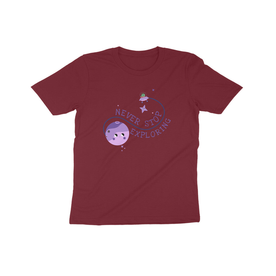 Never Stop Exploring Kids T-Shirt