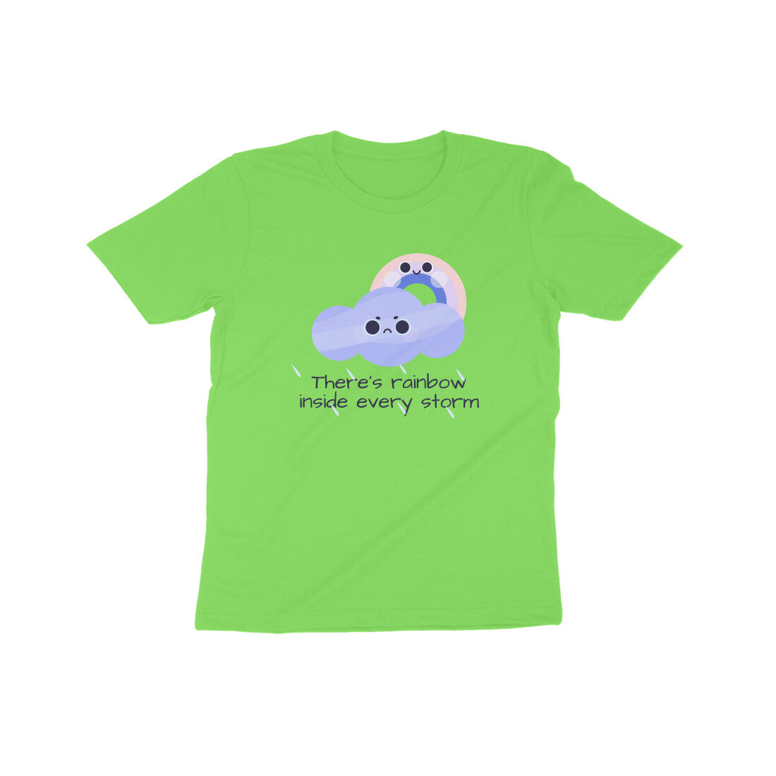 There's rainbow inside every storm Kids T-Shirt