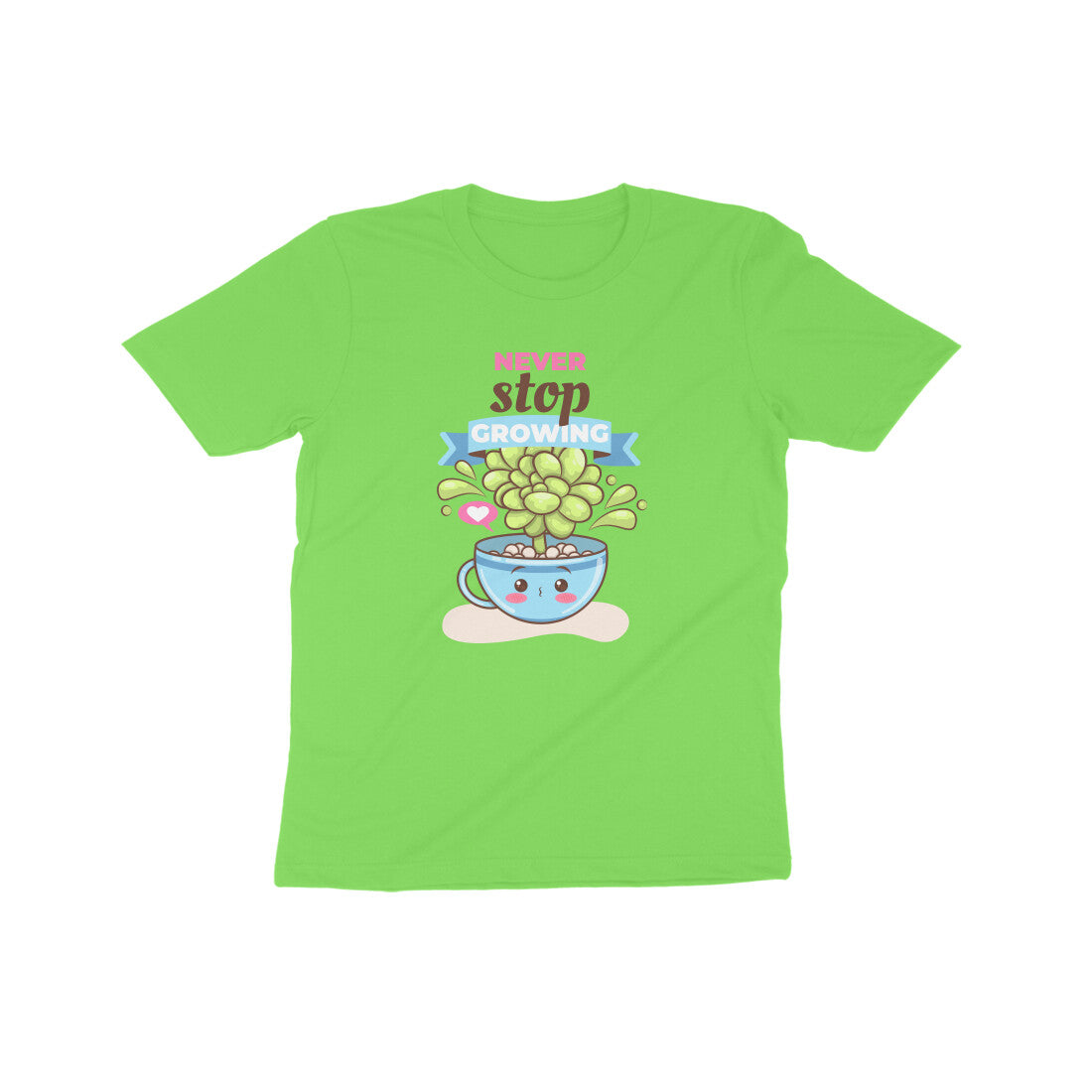 Never Stop Growing Kids T-Shirt