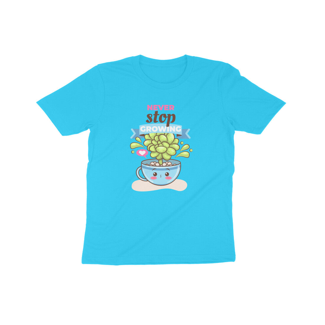 Never Stop Growing Kids T-Shirt