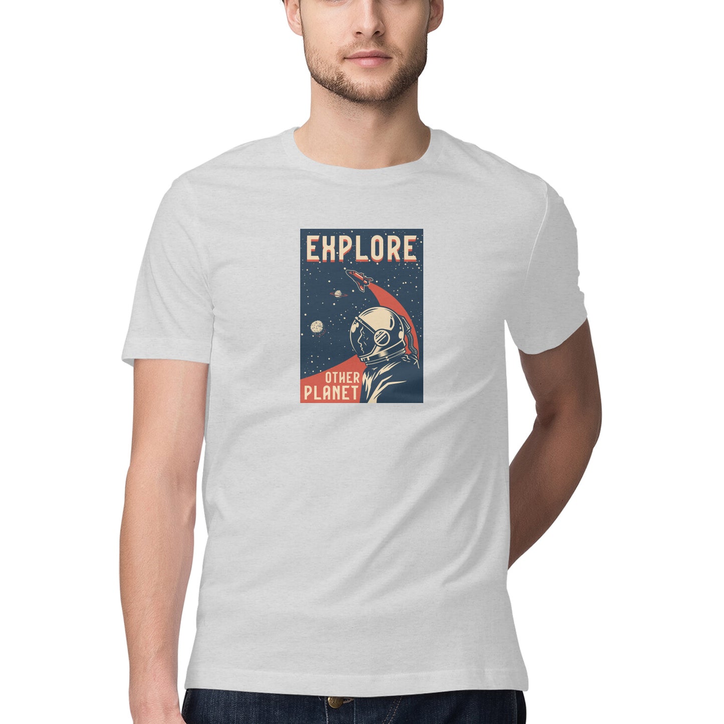 Space Art 27 Printed Graphic T-Shirt