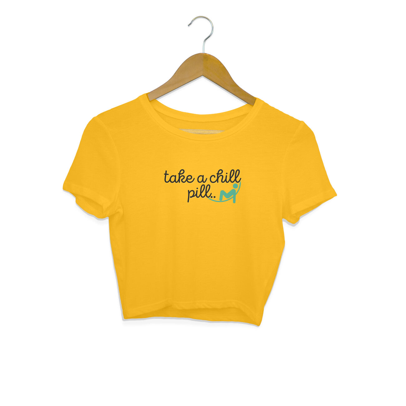 Take a Chill Pill Crop Tops