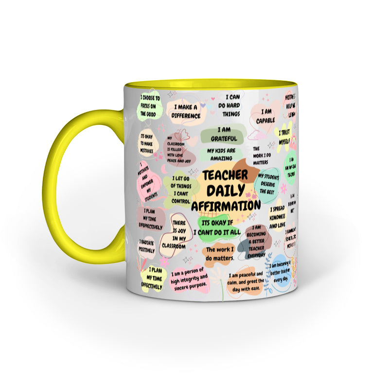Teachers daily motivation Coffee Mug Gift for Teachers