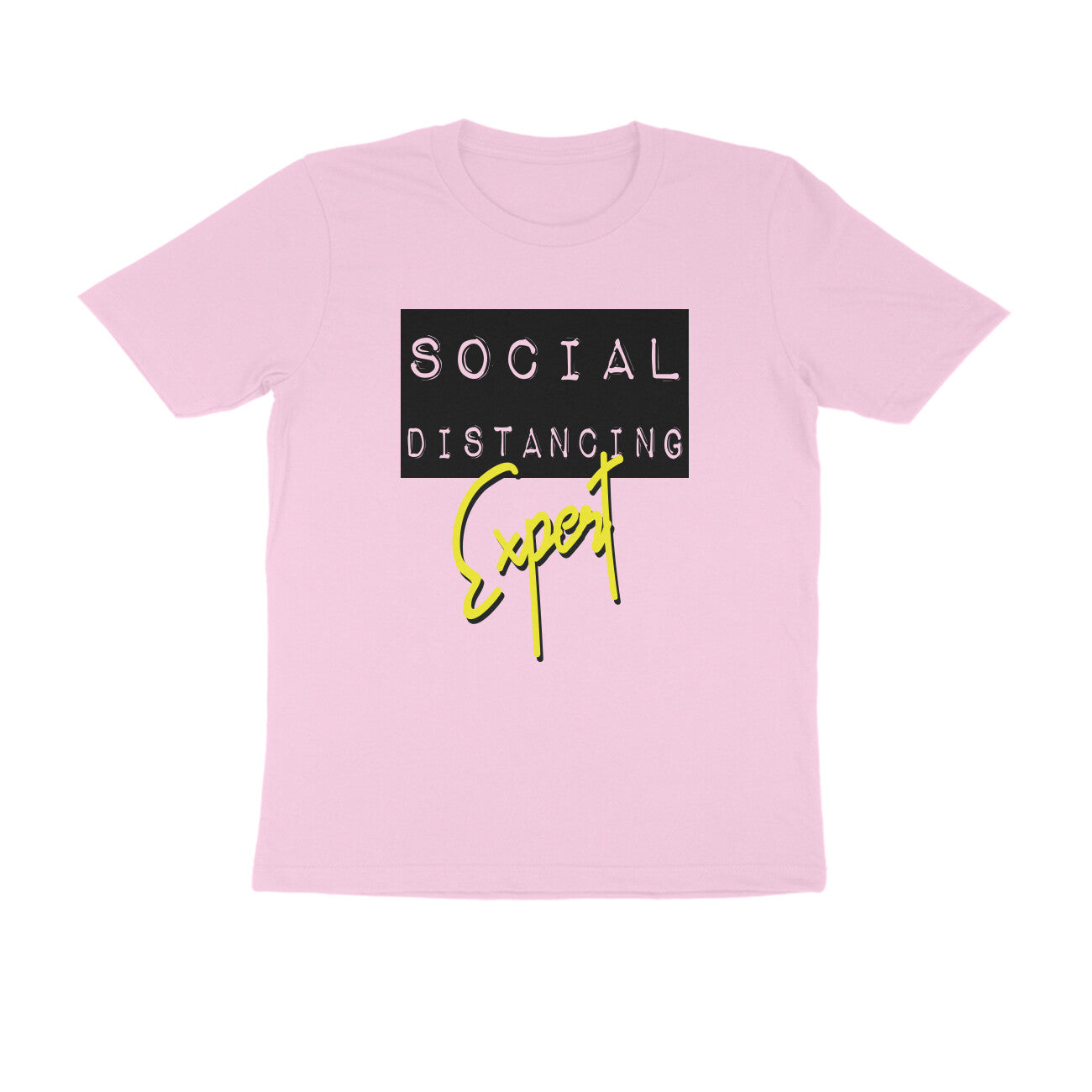 Social Distancing Expert Printed T-shirt